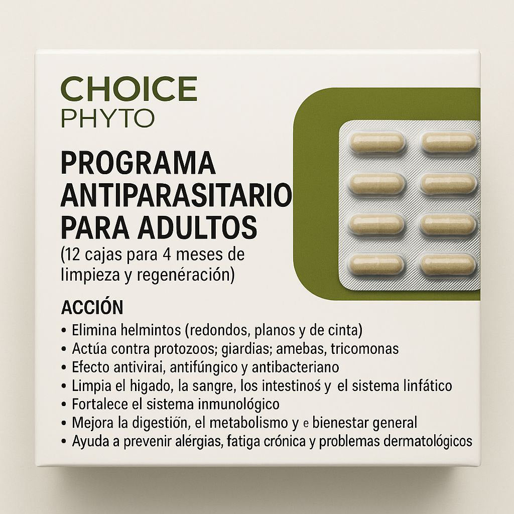 PROGRAMA ANTIPARASITARIO para adultos
